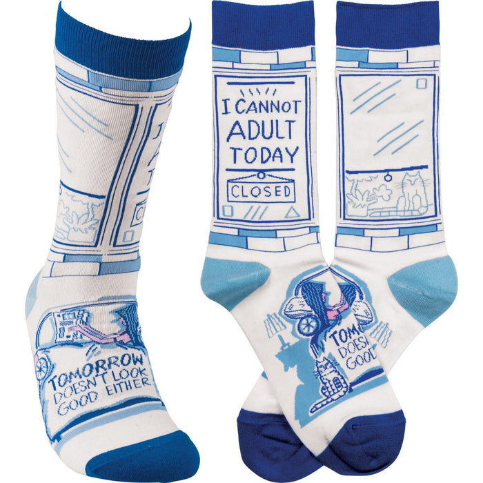 Cannot Adult Today Unisex Socks