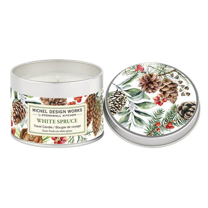 White Spruce Travel Candle