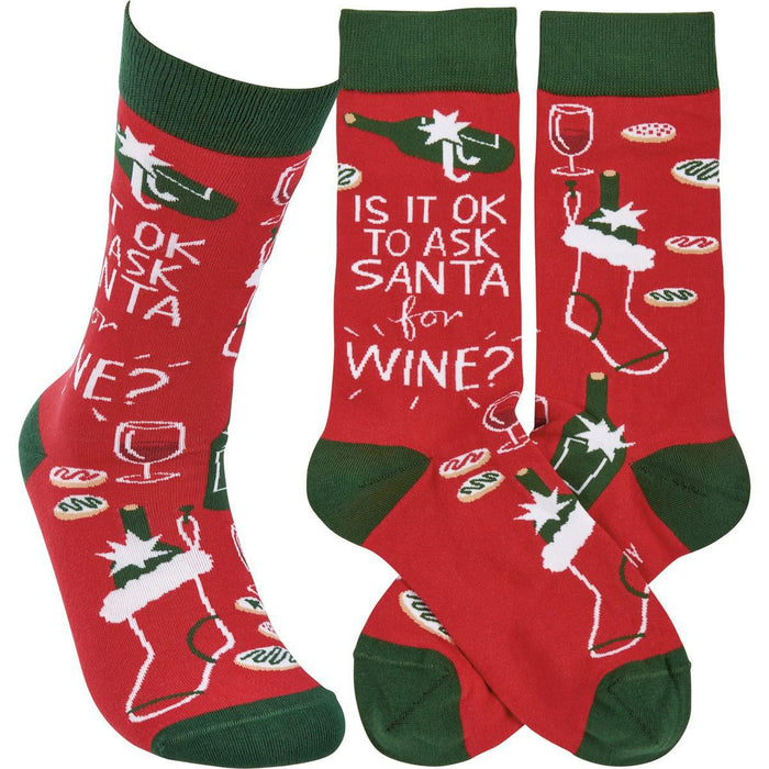 Okay to Ask Santa Women's Socks