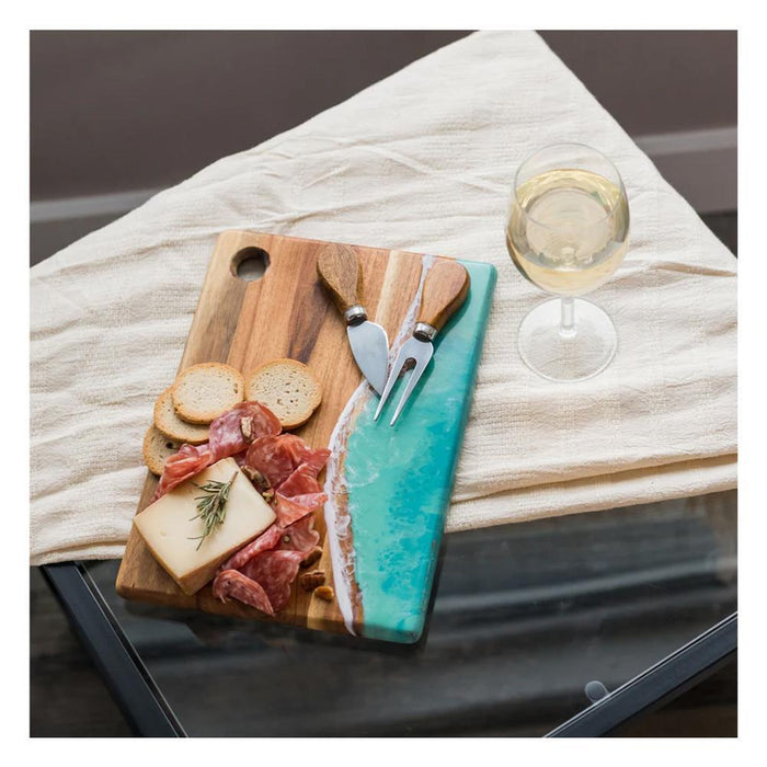 Small Cheese Board - Caribbean Blue