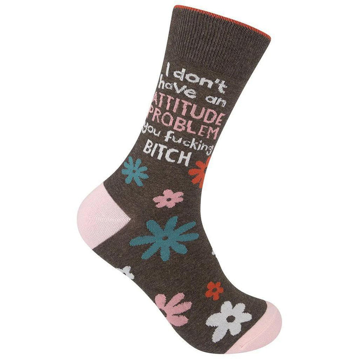 I Don't Have An Attitude Problem Women's Socks